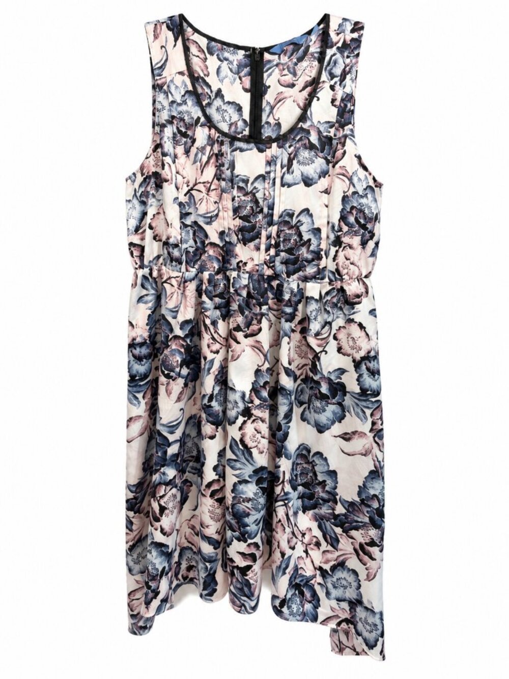 Simply Vera Vera Wang Floral Sharkbite Asymmetrical Dress XL